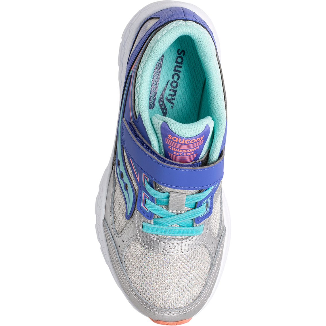 Saucony Girls Cohesion 14 A/C Running Shoes - Image 4 of 5