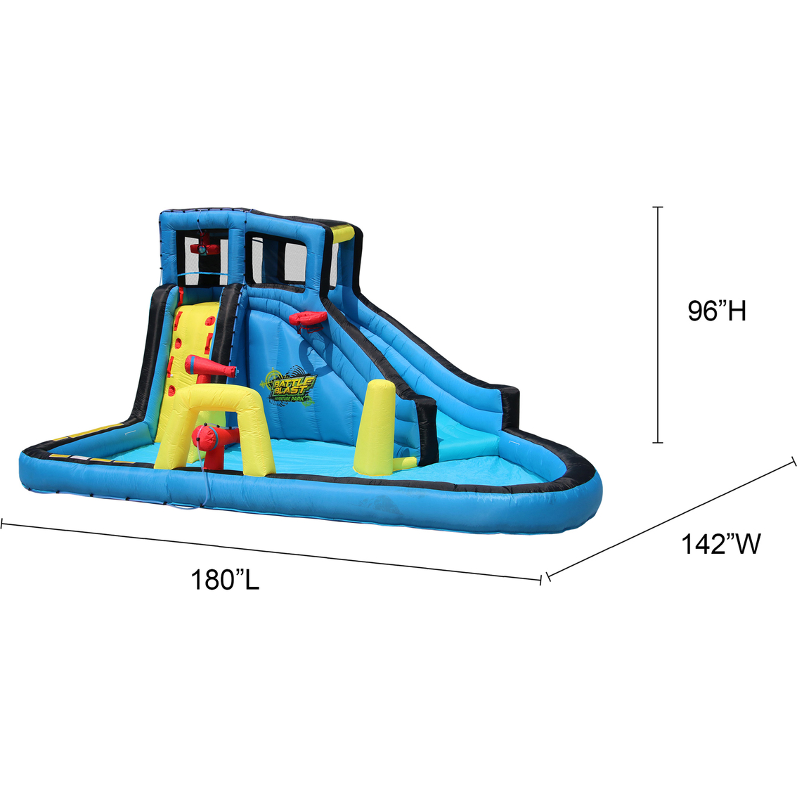 Banzai Battle Blast Inflatable Water Park Play Center - Image 9 of 9