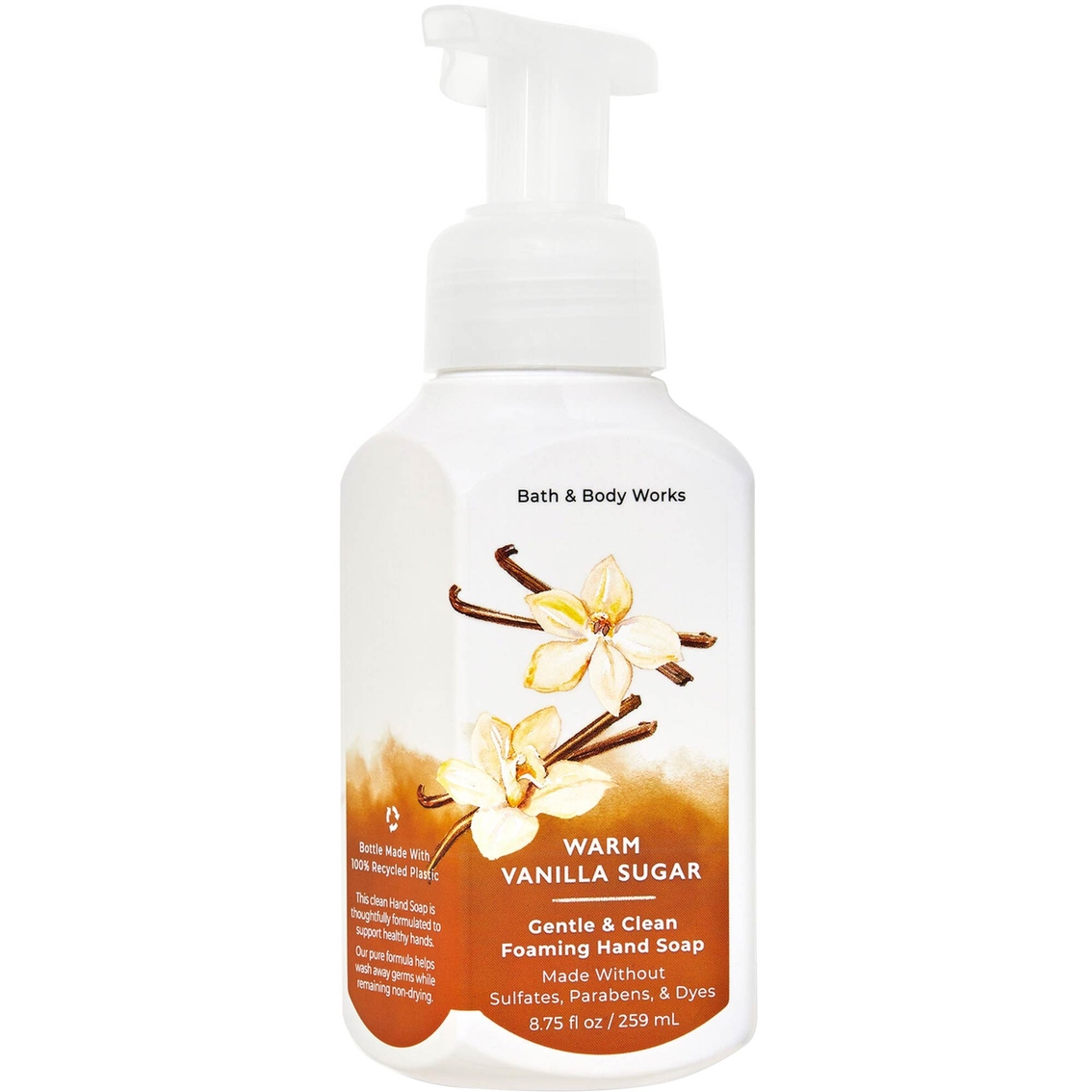 Bath & Body Works Warm Vanilla Sugar Gentle And Clean Foaming Soap, Body &  Bath, Beauty & Health