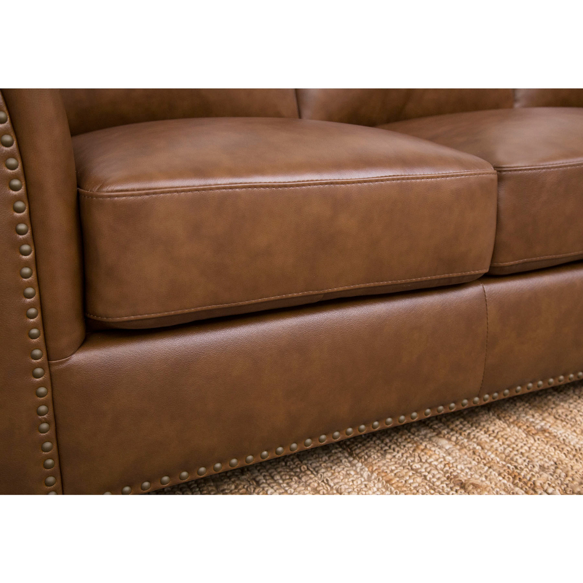 Abbyson Tuscany Leather Sofa - Image 5 of 5