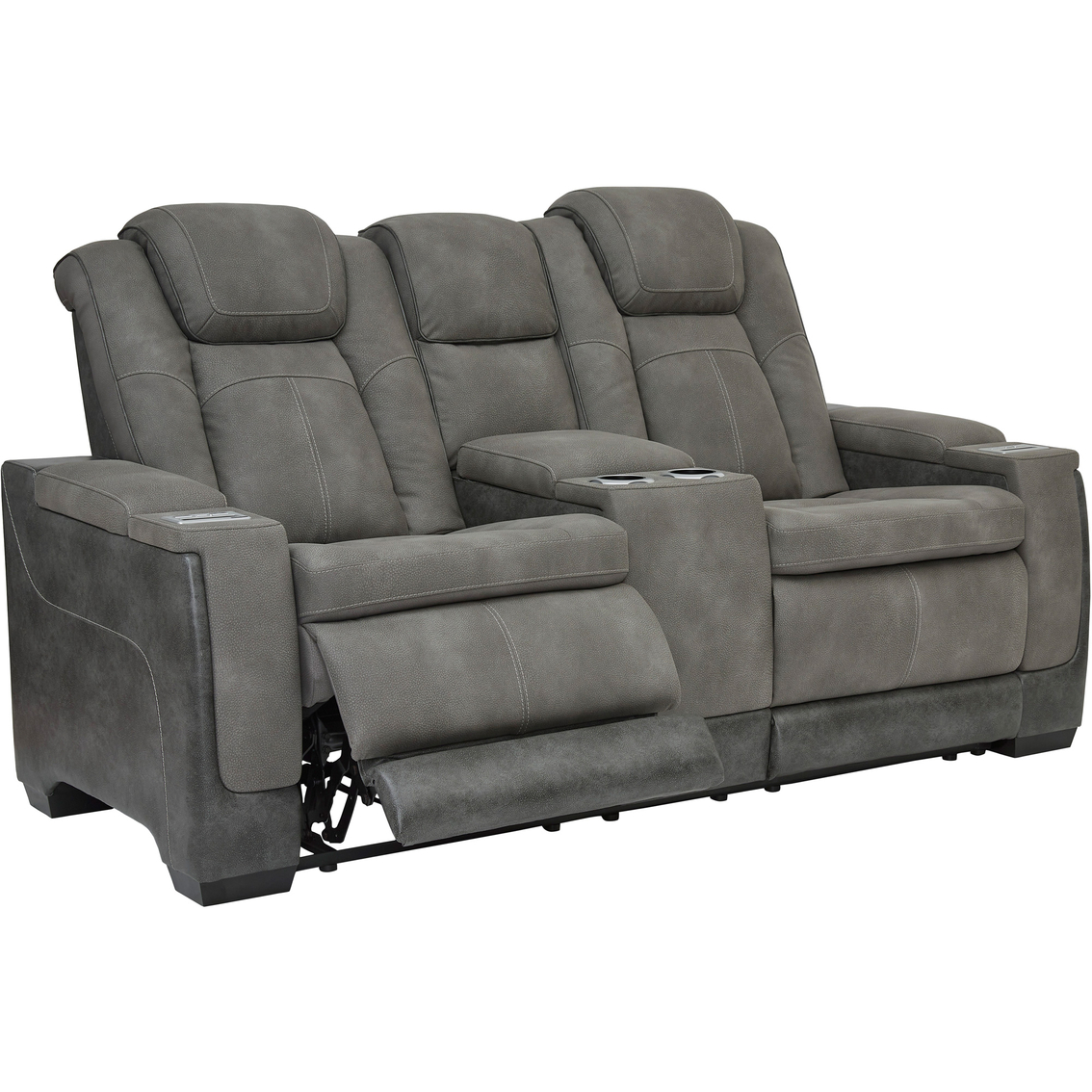 Signature Design by Ashley Next Gen DuraPella Power Reclining Loveseat with Console - Image 3 of 10