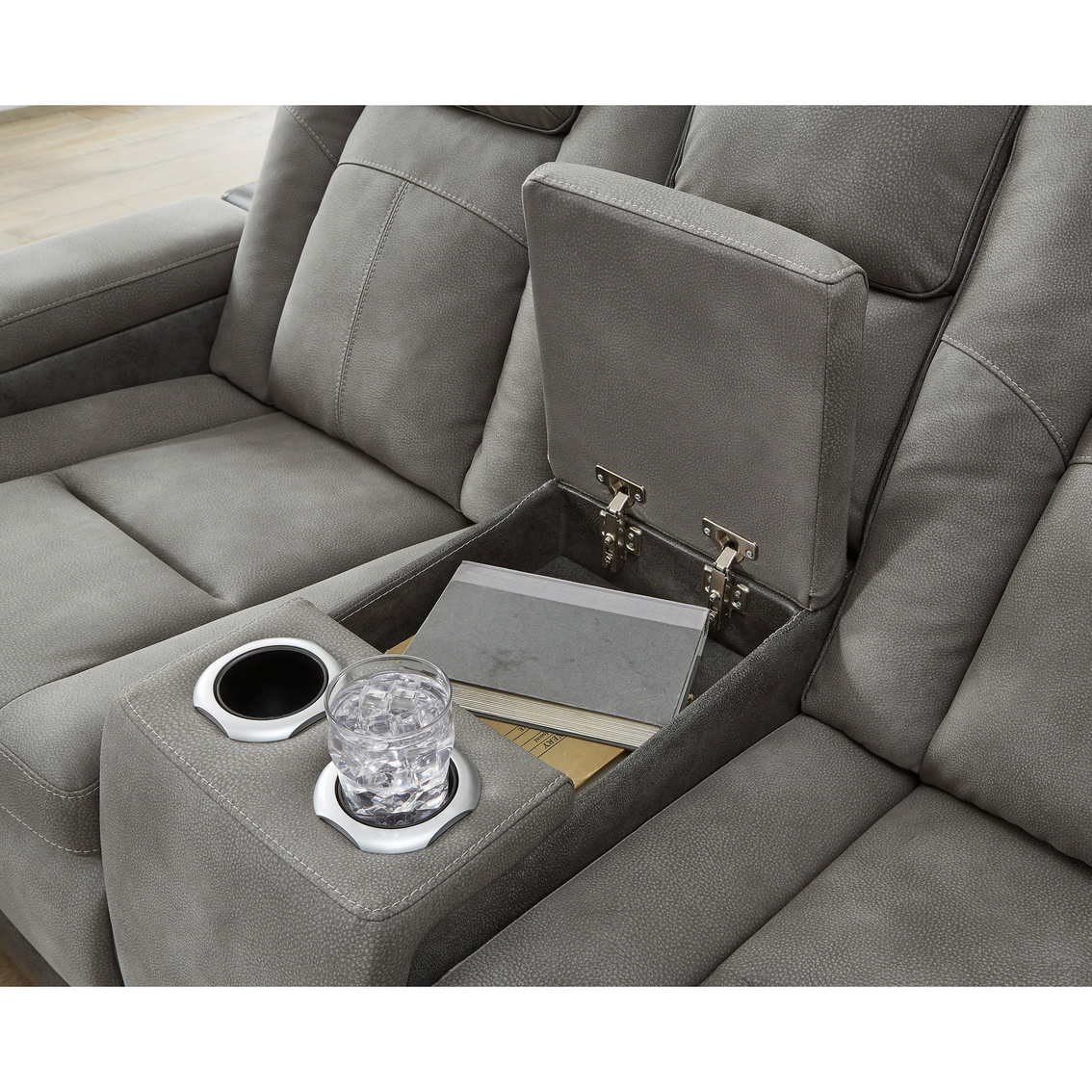 Signature Design by Ashley Next Gen DuraPella Power Reclining Loveseat with Console - Image 10 of 10
