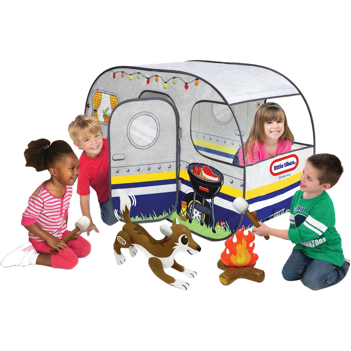 Little Tikes RV Camper Tent Pretend Play Ty - Image 3 of 4