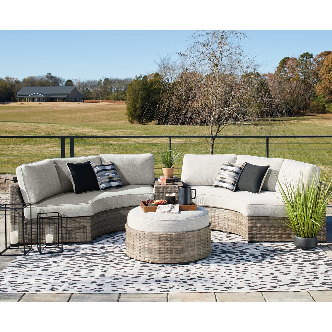 Signature Design by Ashley Calworth 4 pc. Outdoor Set - Image 2 of 5