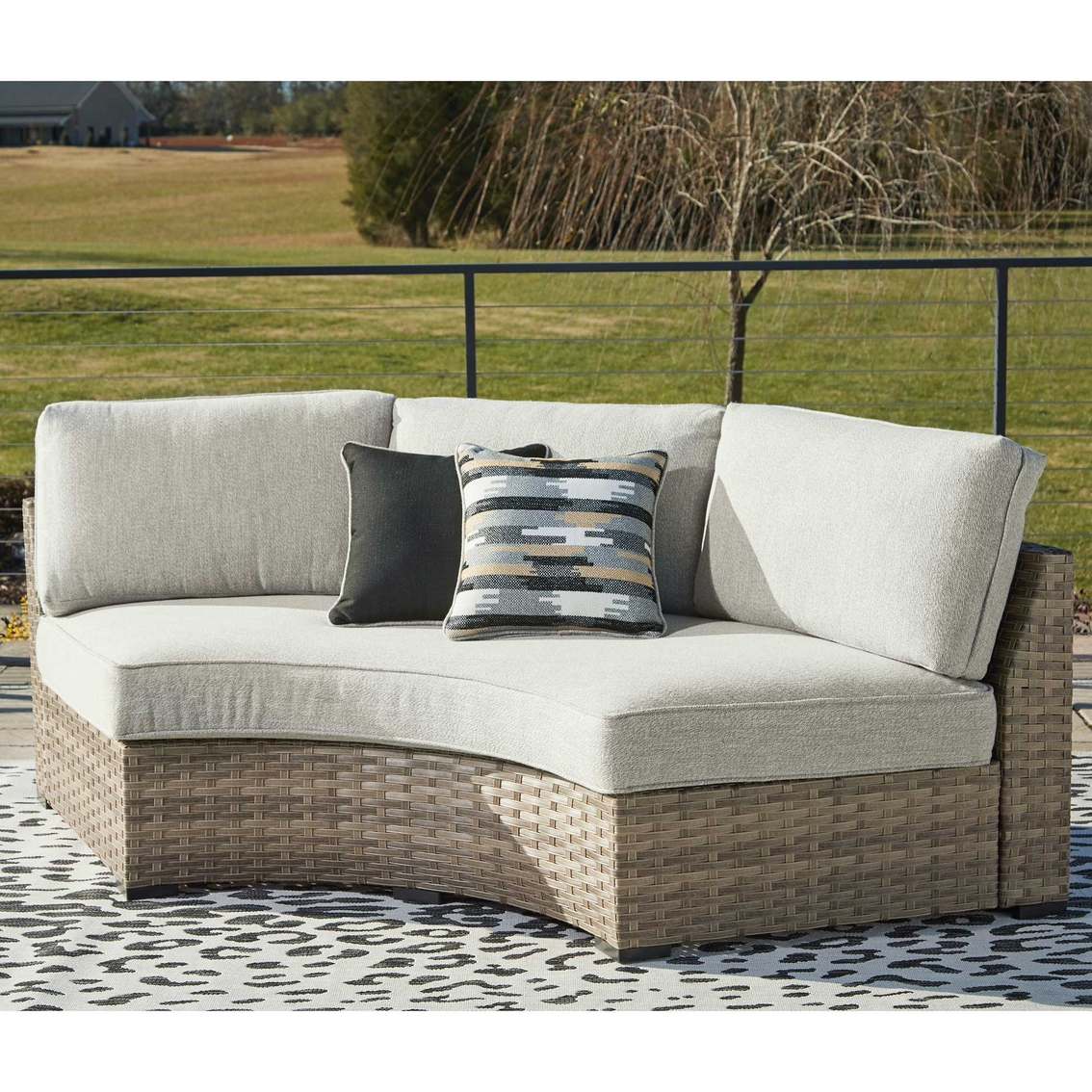 Signature Design by Ashley Calworth 9 pc. Outdoor Set - Image 4 of 5
