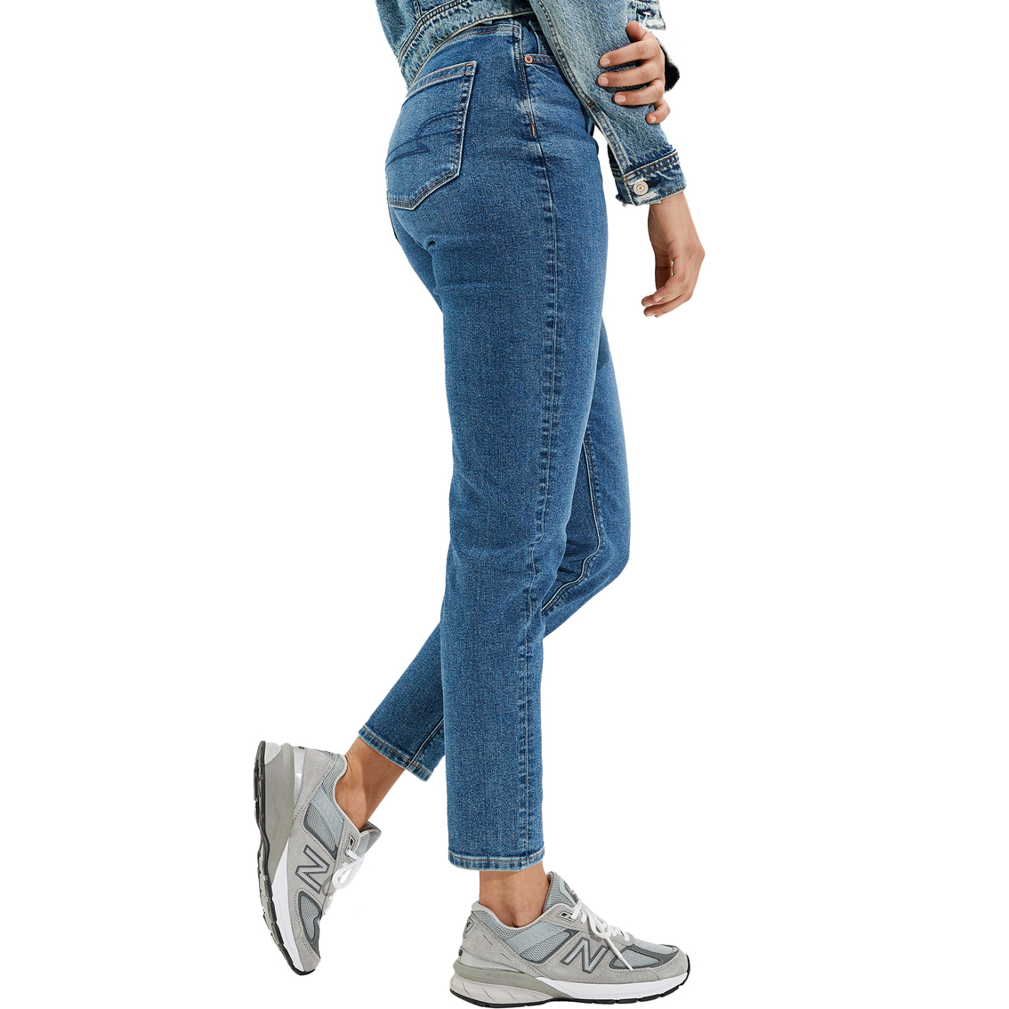 American Eagle Stretch Mom Jeans - Image 3 of 5