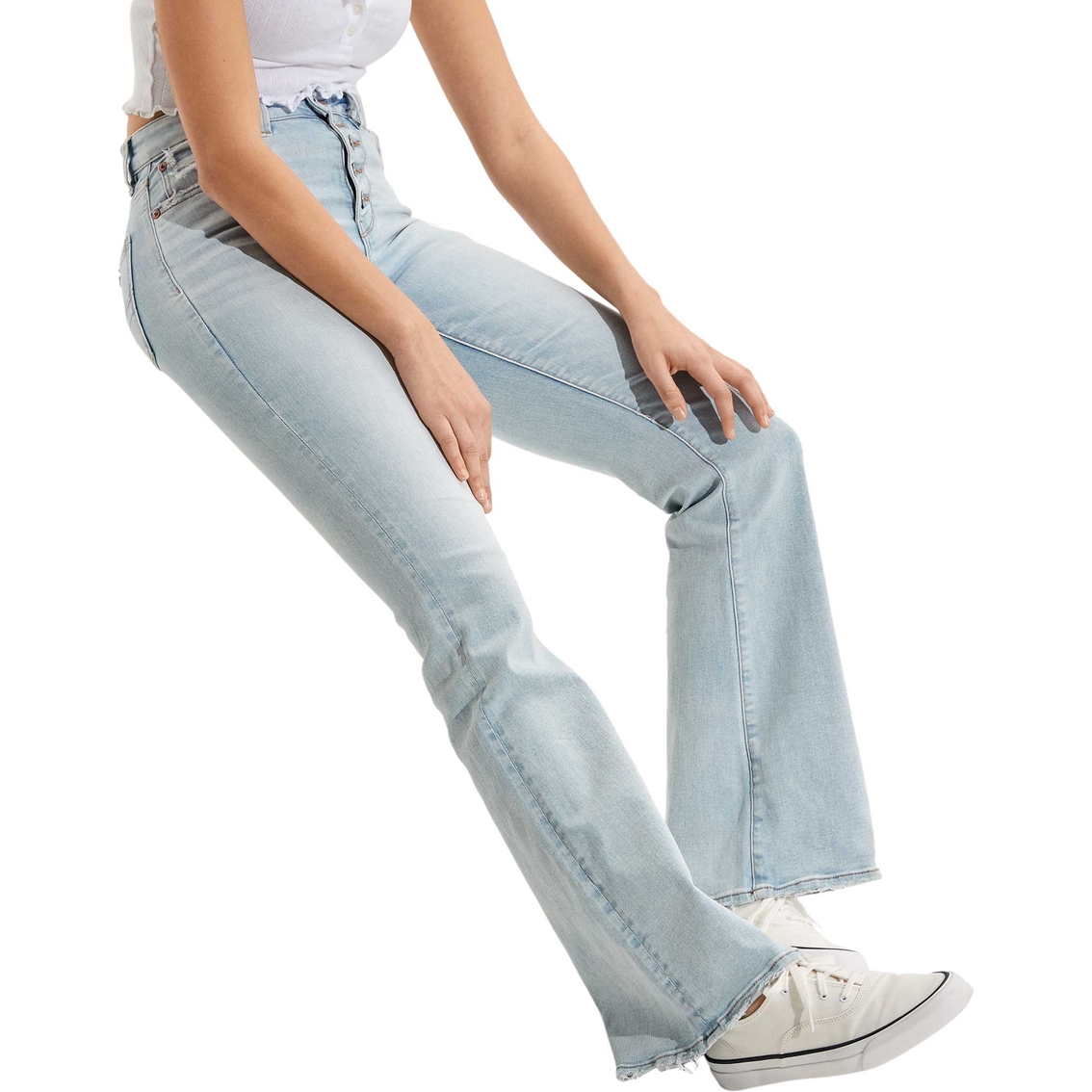 American Eagle Ne(x)t Level Super Hi Rise Flare Jeans | Jeans | Clothing &  Accessories | Shop The Exchange