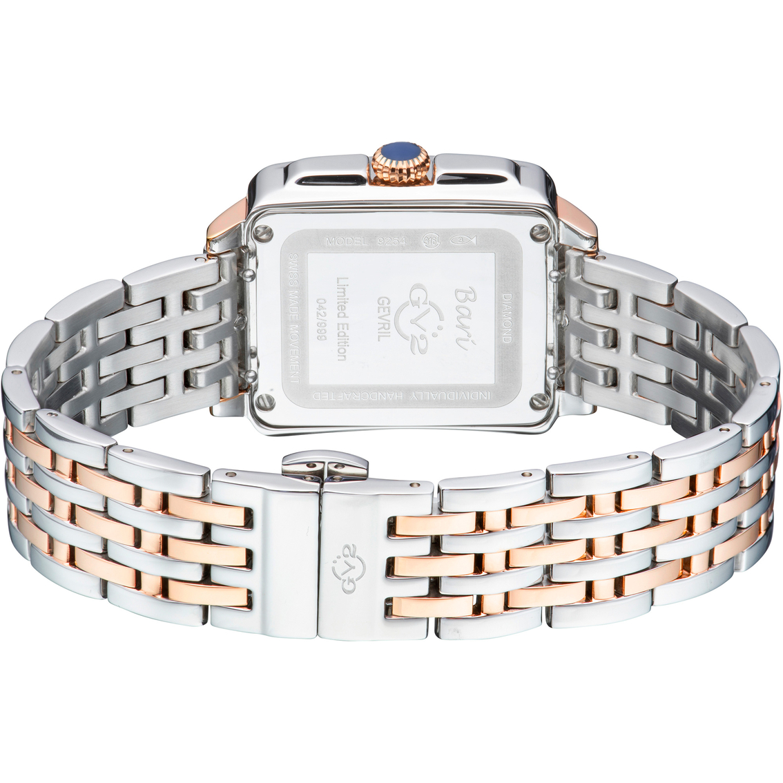Gevril Women's GV2 Bari Mother of Pearl Dial Swiss Quartz Diamond Watch - Image 2 of 3