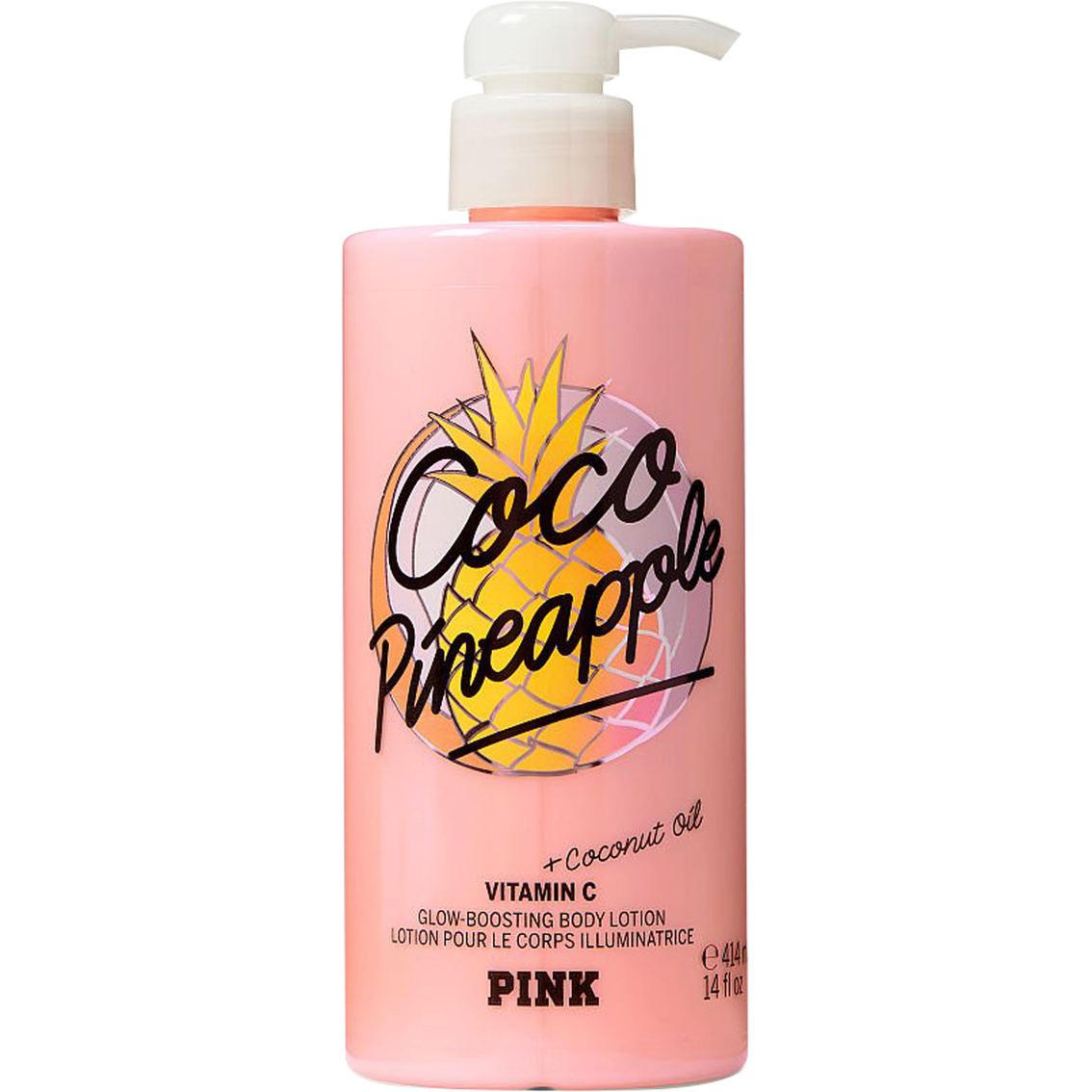 Victoria's Secret Pink Coco Pineapple Body Lotion 14 oz.