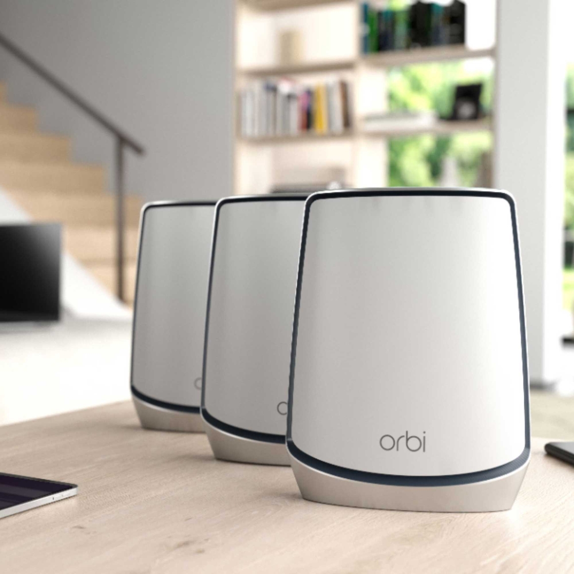 Netgear Orbi Tri-band Mesh WiFi 6 System with 6Gbps Router + 2 Satellites - Image 4 of 8