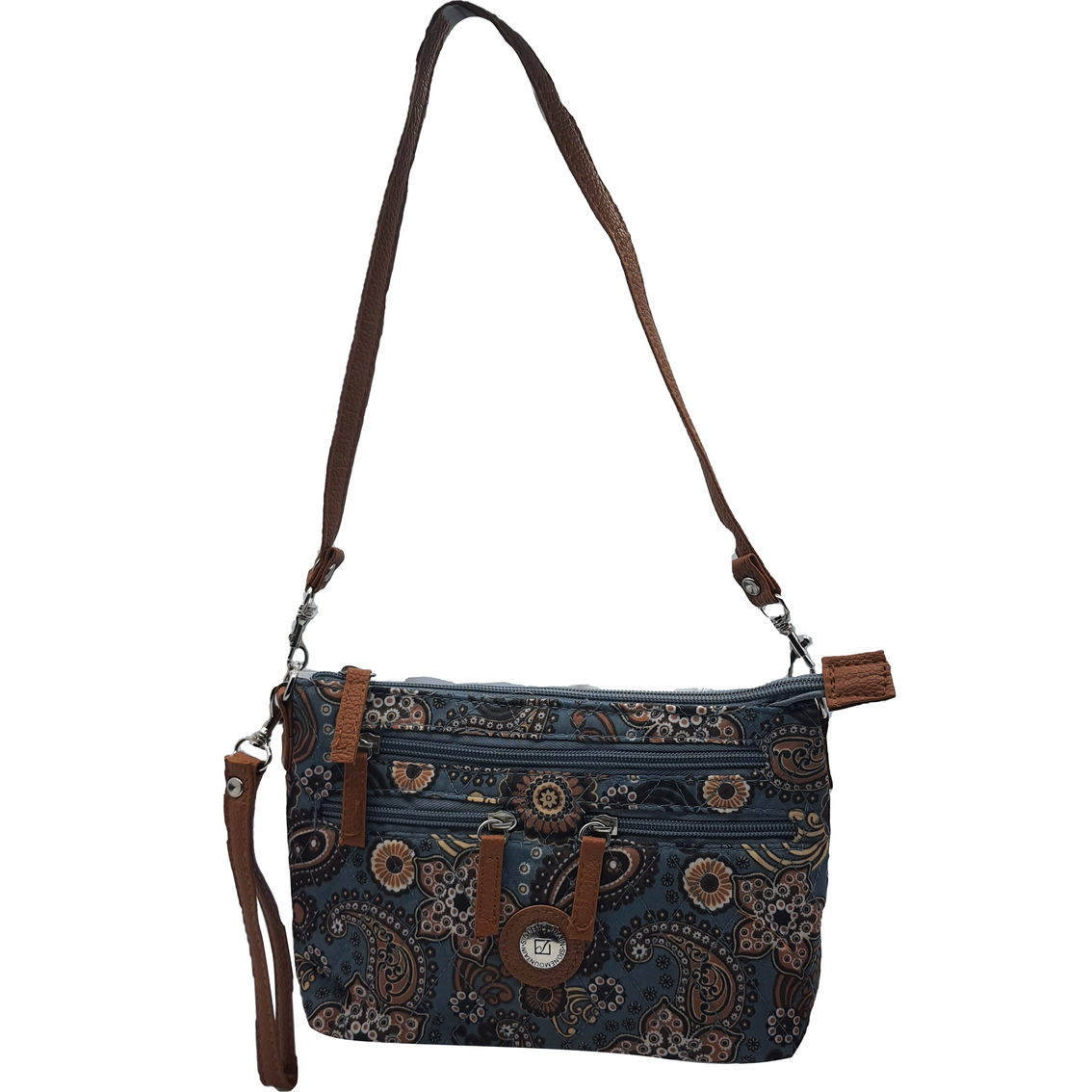 Stone Mountain Quilted 4 In 1 Convertible Crossbody, Crazy Paisley ...