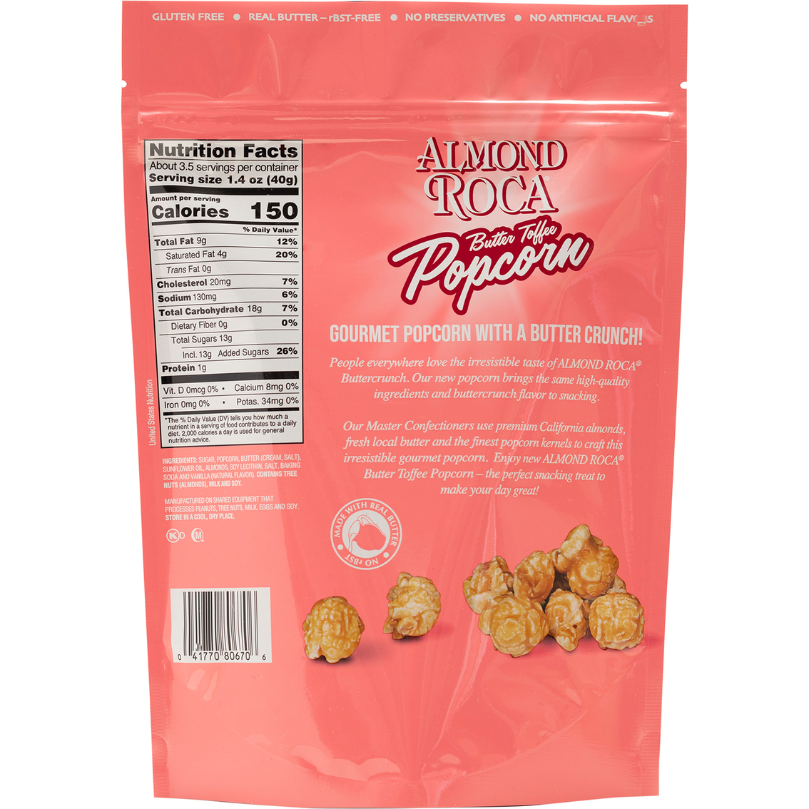 Almond Roca Gourmet Popcorn - Image 2 of 2