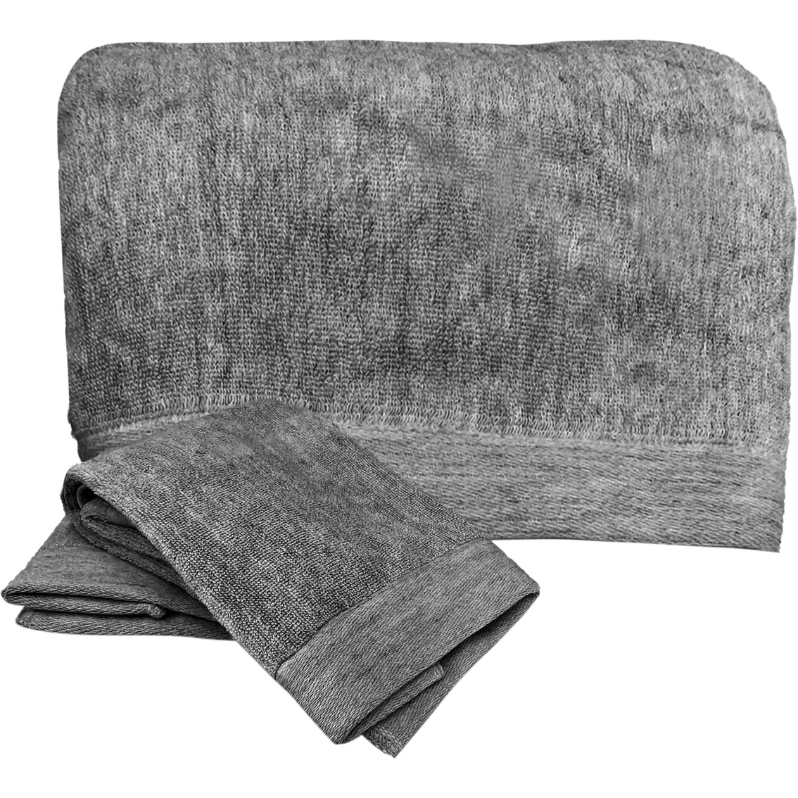 BedVoyage Melange Rayon Bamboo Cotton 3 pc. Towel Set - Image 2 of 3