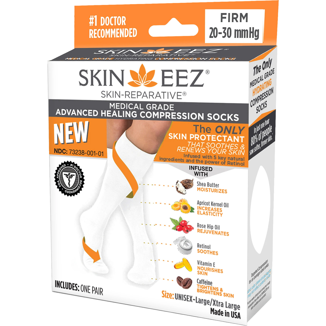 Skineez 20-30 Compression Socks | Braces & Therapy | Beauty & Health ...