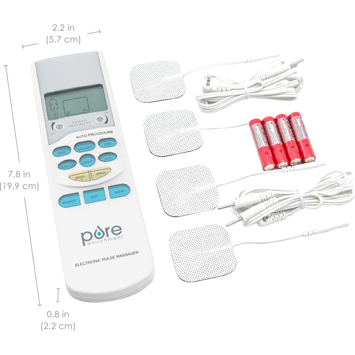 Pure Enrichment PurePulse TENS Electronic Pulse Massager - Image 3 of 6