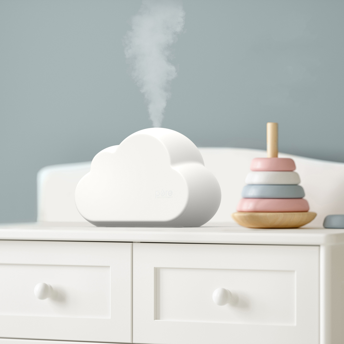Pure Enrichment MistAire Cloud Ultrasonic Cool Mist Humidifier and Mood Light - Image 5 of 6