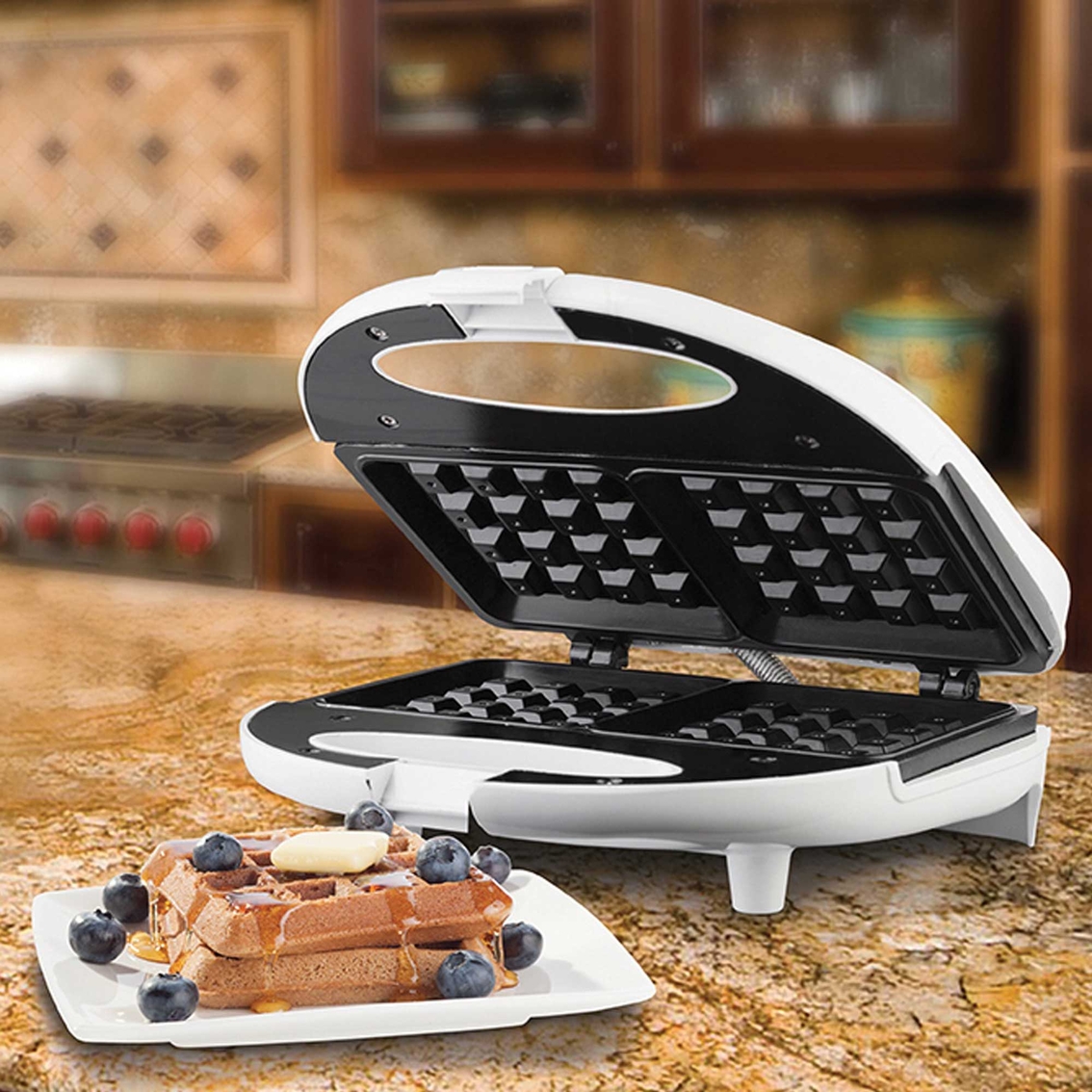 Brentwood Nonstick Dual Waffle Maker - Image 7 of 7