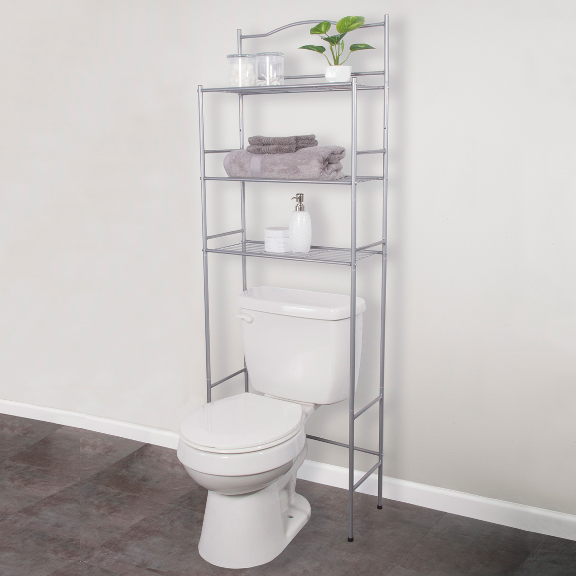 Kenney 3 Tier Bathroom Over Toilet Space Saver Etagere - Image 4 of 4