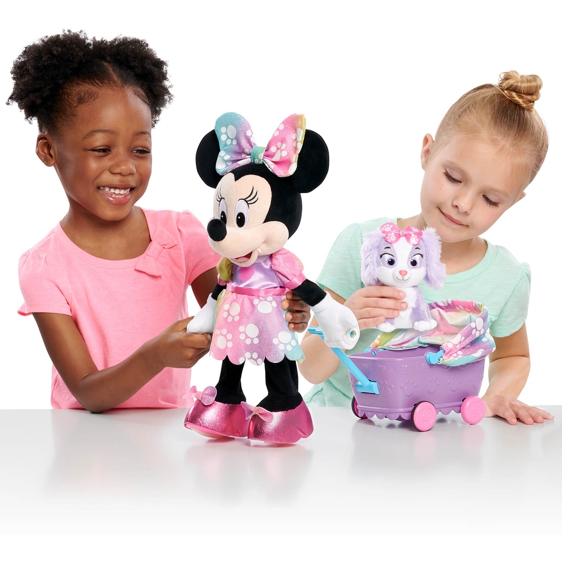 Just Play Minnie Mouse Waggin' Wagon Feature Plush, Stuffed Animals & Toys, Baby & Toys