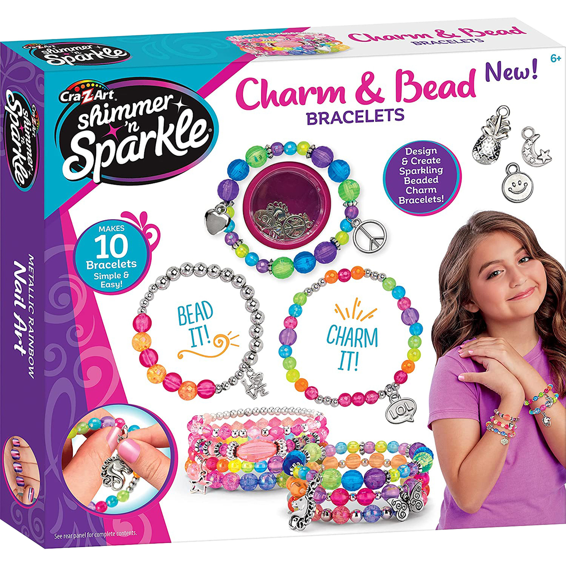Shimmer N' Sparkle 6 in 1 Friendship Bracelet Studio - Beaded