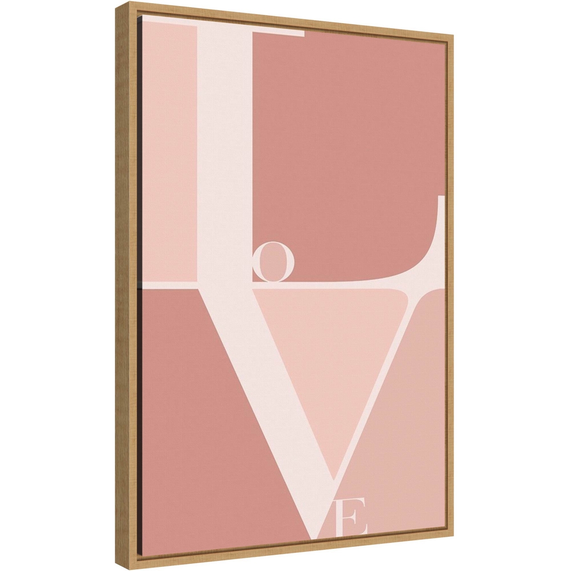 Amanti Art Love by Typelike Framed Canvas Wall Art - Image 2 of 8