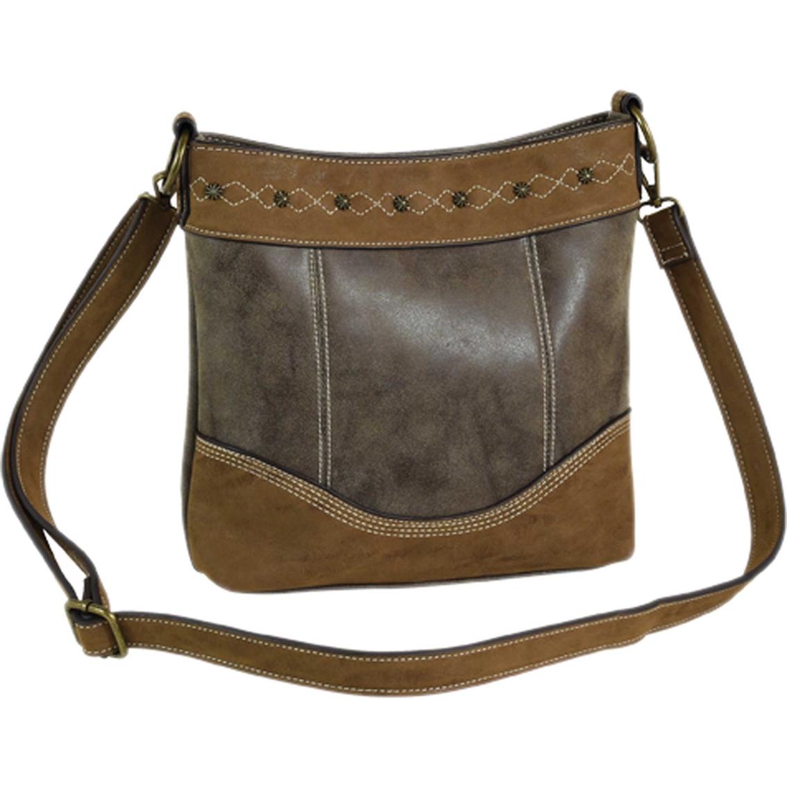 Justin Weathered Brown Crossbody | Crossbody Bags | Clothing ...