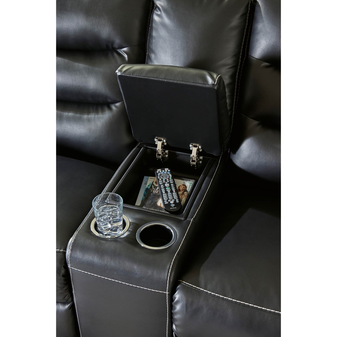 Signature Design by Ashley Warlin 3 pc. Power Reclining Set - Image 5 of 7
