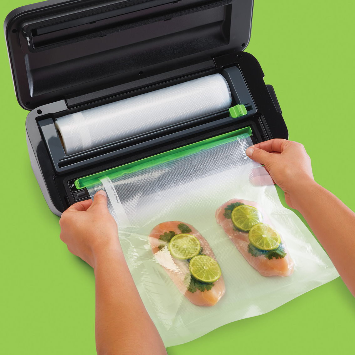 FoodSaver Black/Silver Vacuum Food Sealer Kit - Image 2 of 2