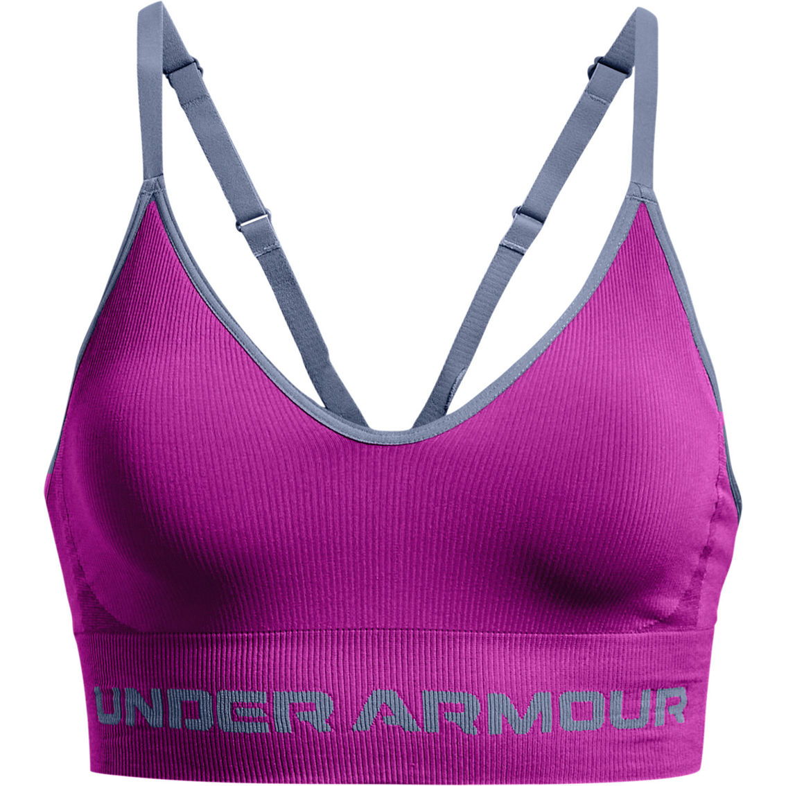 Under Armour Seamless Low Long Rib Low Support Sports Bra | Sports Bras ...