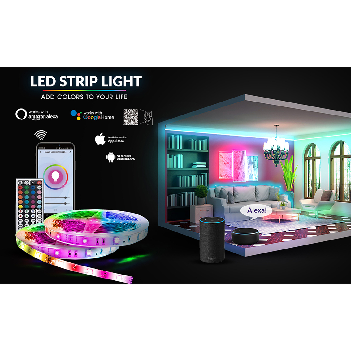 WBM Smart LED Strip Lights - Image 2 of 2
