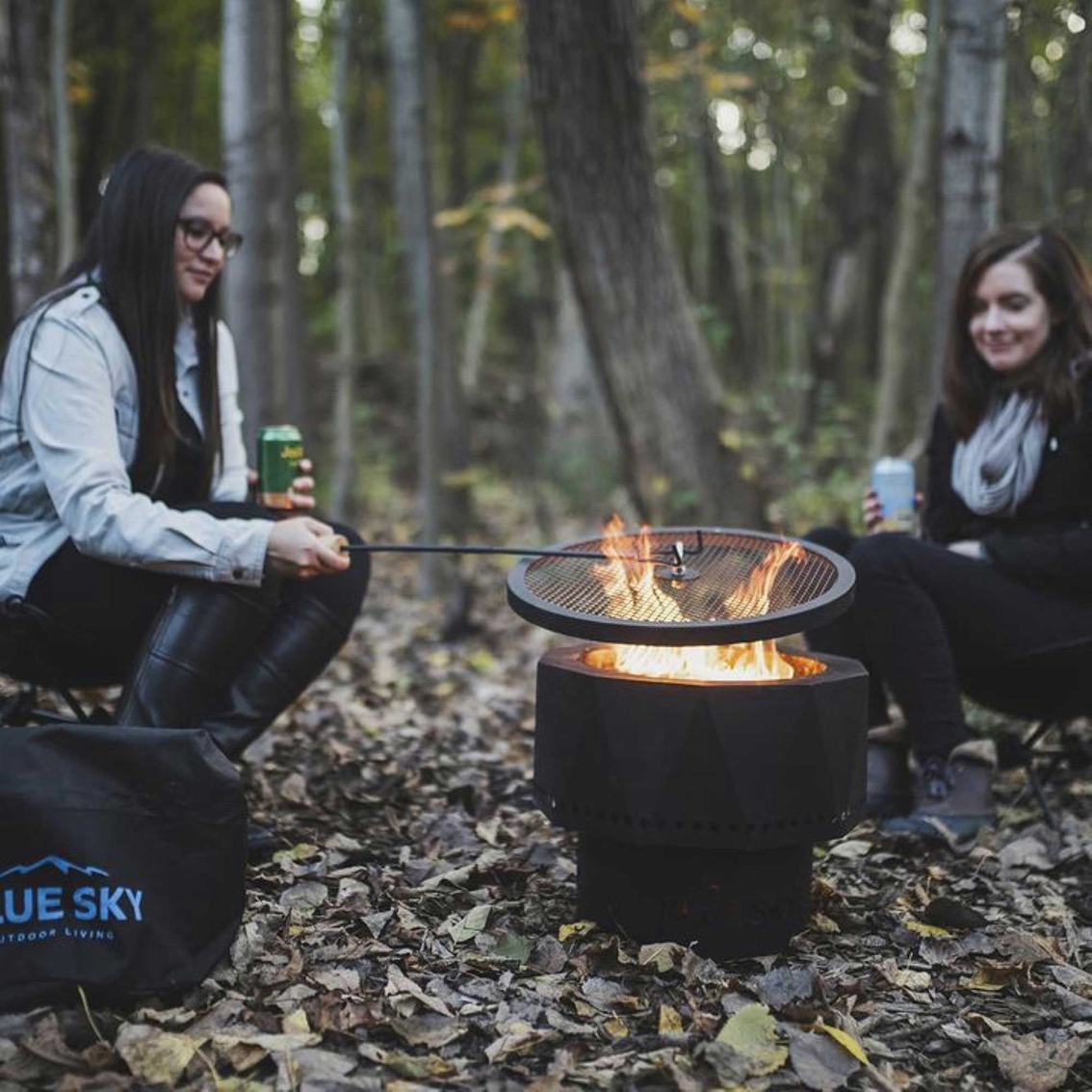 Blue Sky Outdoor Living Portable Steel Fire Pit - Image 3 of 4