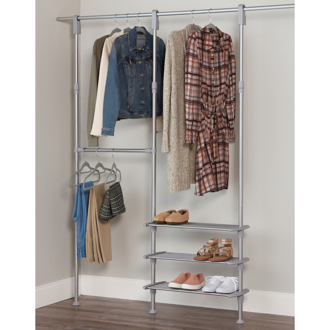 Simply Perfect 2 Rod Adjustable Closet System - Image 3 of 3