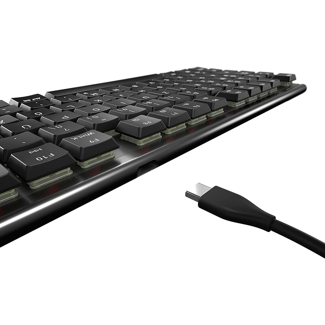 Cherry Mechanical MX Low Profile Keyboard with RGB Lighting and Metal Housing - Image 4 of 6