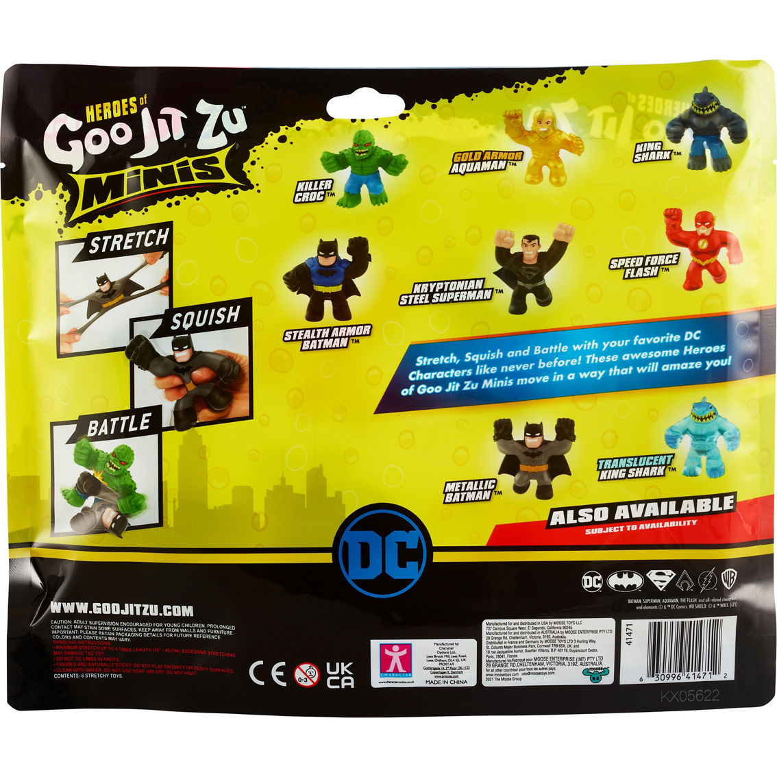 Heroes of Goo Jit Zu DC S4 Minis Mega 6 pk. - Image 2 of 9