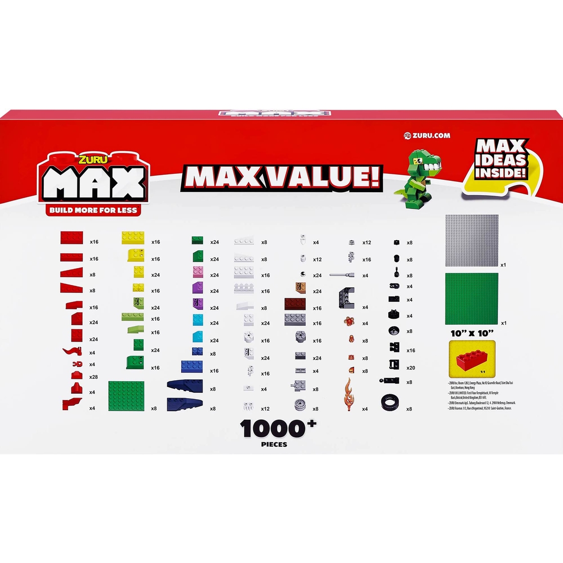 Zuru Max Build Mega Brick 1000 pc. Set - Image 2 of 2