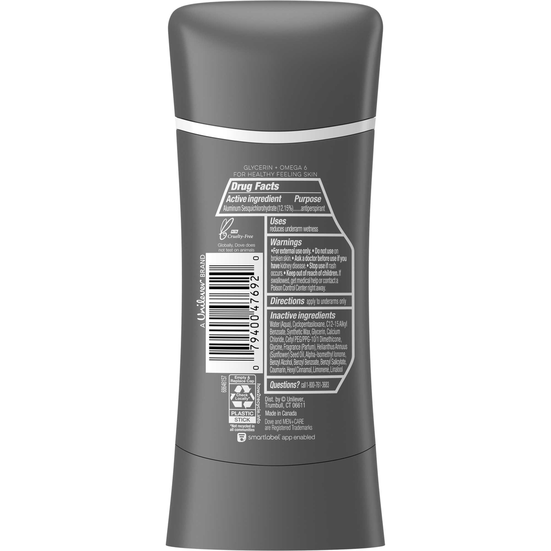 Dove Men + Care Aqua Smooth Deodorant 2.6 oz. - Image 2 of 4