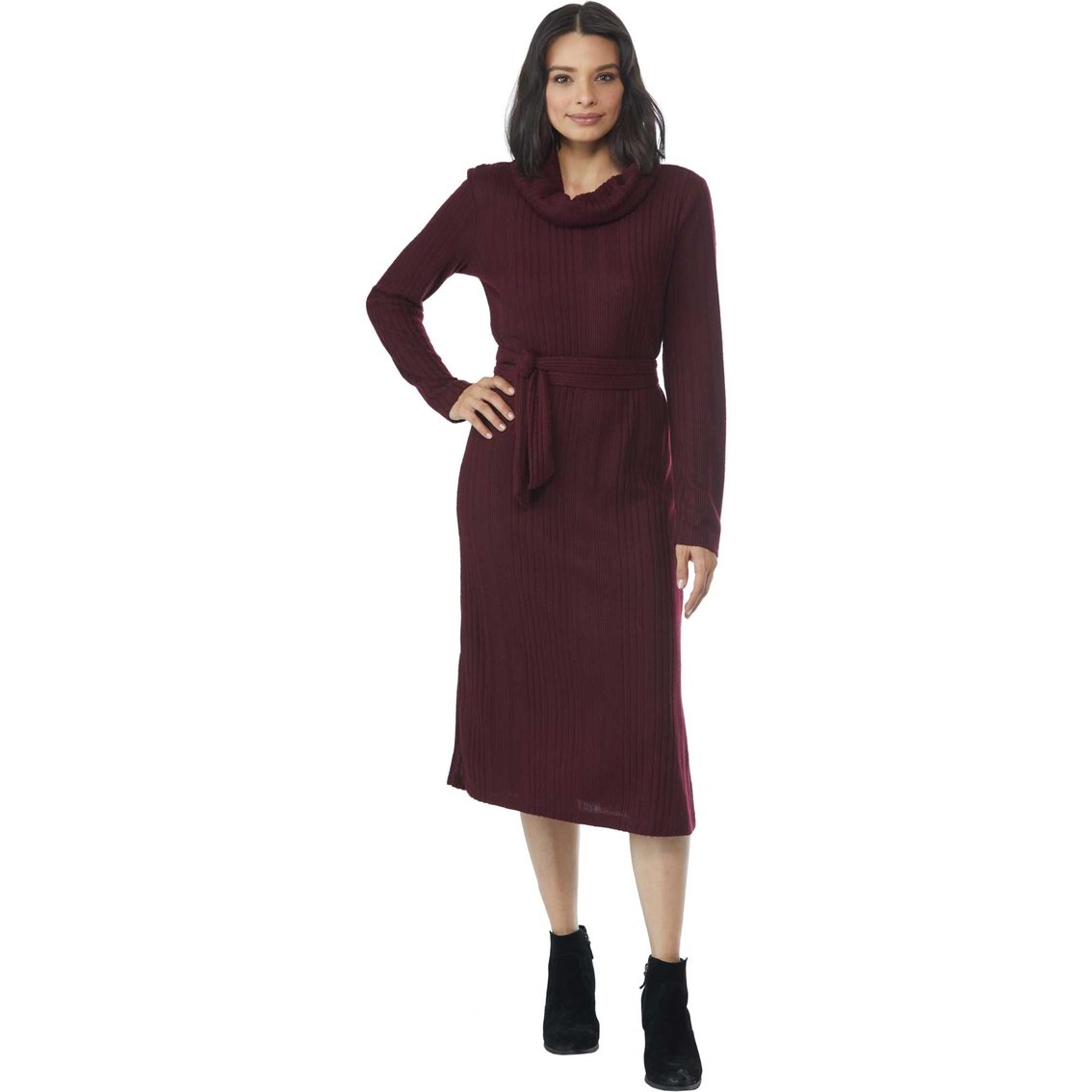 Harper 241 Belted Cowl Neck Midi Dress | Dresses | Clothing ...