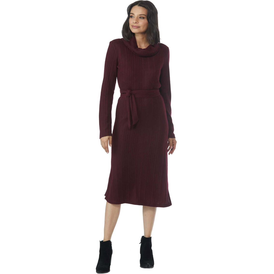 Harper 241 Belted Cowl Neck Midi Dress | Dresses | Clothing ...
