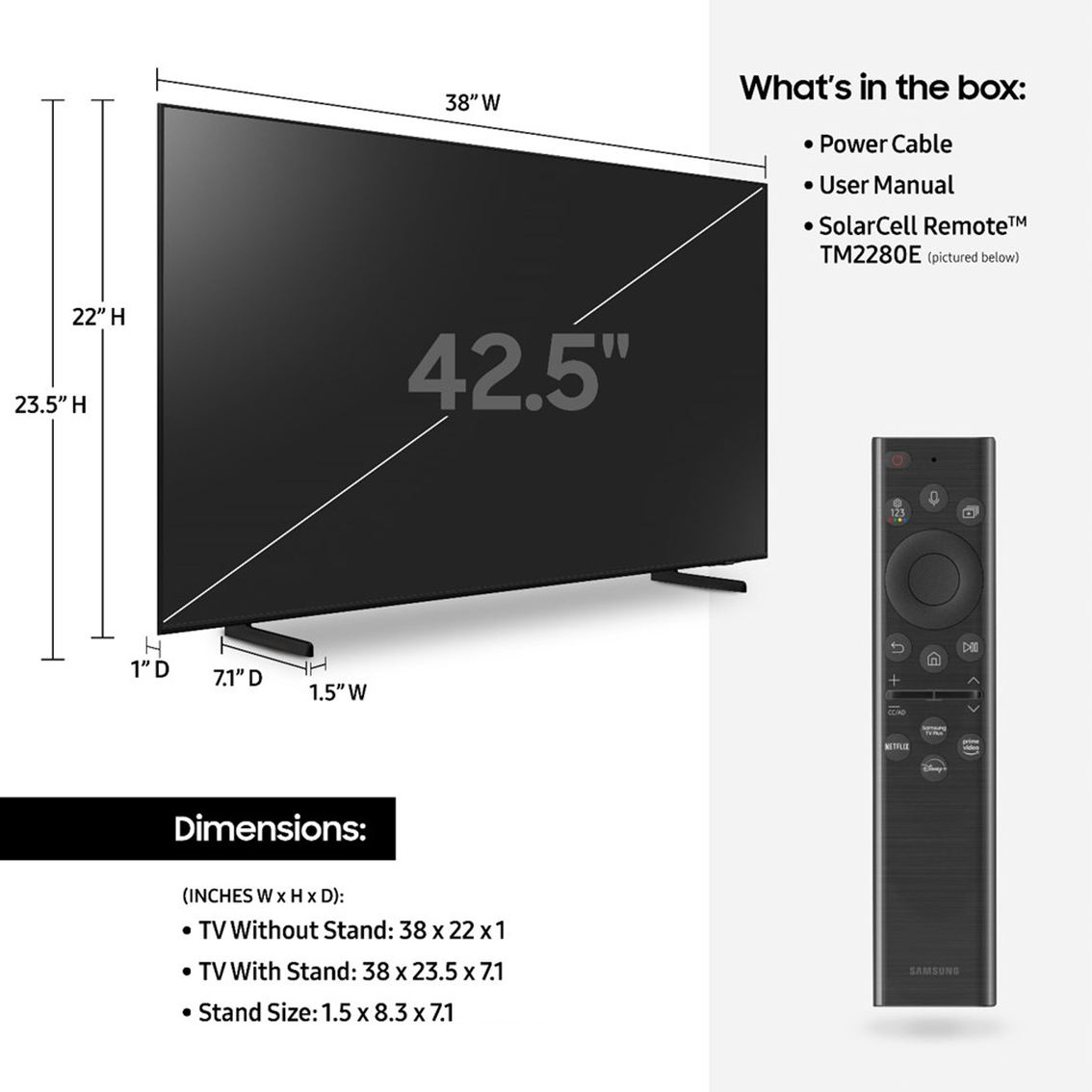 Samsung QN43Q60BAFXZA 43 in. QLED Smart 4K TV Class Q60B - Image 7 of 10