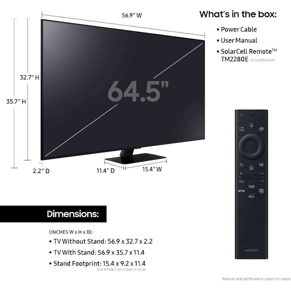 Samsung 65 in. 2160p QLED 4K Smart TV QN65Q80BAFXZA - Image 5 of 10