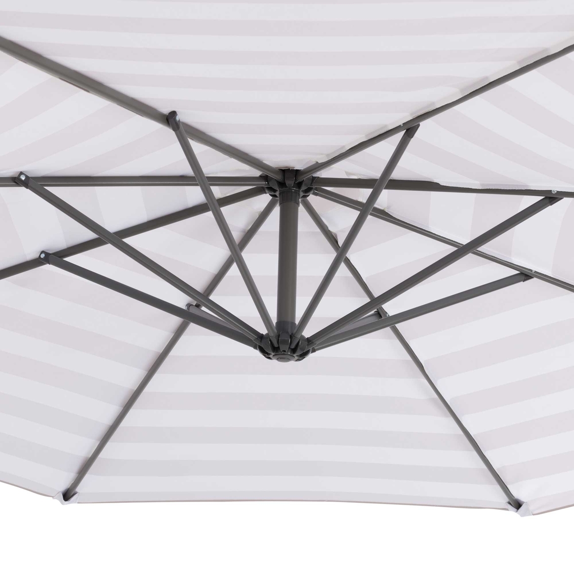 CorLiving PPU-421-U 10 ft. Offset UV Resistant Umbrella - Image 3 of 10