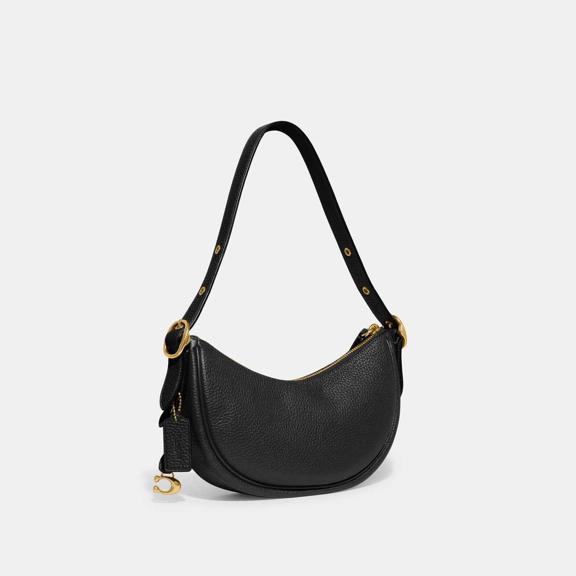 COACH Soft Pebble Leather Luna Shoulder Bag - Image 2 of 5