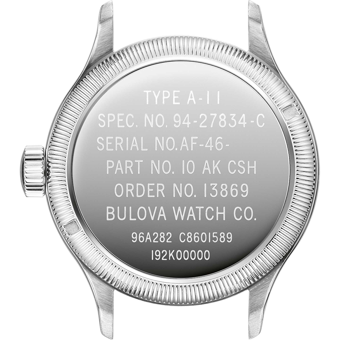 Bulova Men's Automatic A-11 Brown Nylon Strap Hack Watch 96A282 - Image 4 of 4