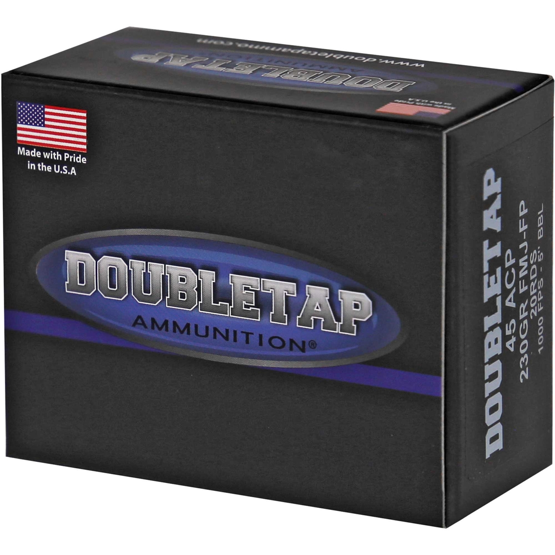 DoubleTap 45ACP 230 Gr. FMJ Flat, 20 Rounds - Image 3 of 3