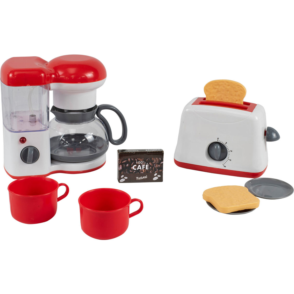 Dollar Queen Deluxe Kitchen Toaster and Coffee Maker Playset - Image 2 of 4