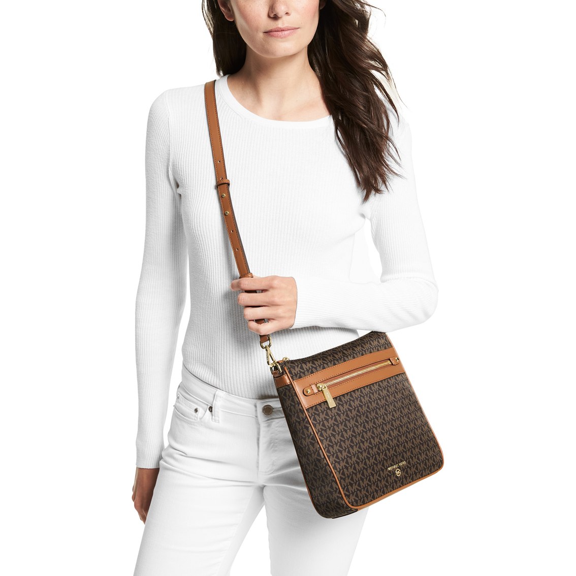 Michael Kors Jet Set Charm Large North South Crossbody | Crossbody Bags |  Clothing & Accessories | Shop The Exchange