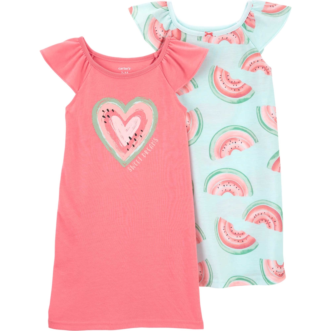 Carter's Toddler Girls Nightgowns 2 Pk. | Toddler Girls 2t-5t ...