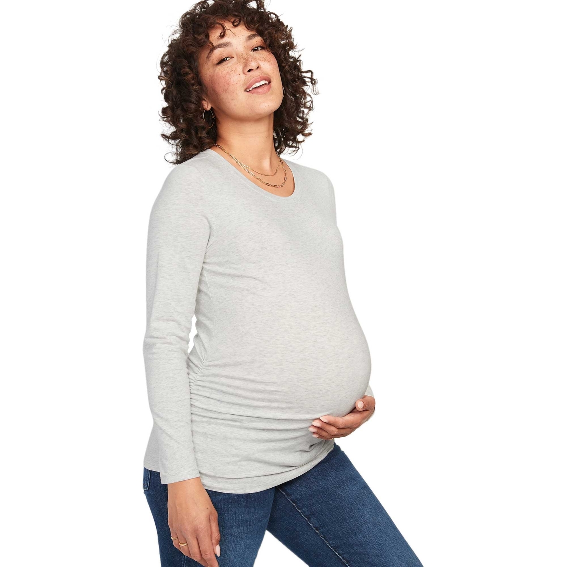 Old Navy Maternity Everywear Fitted Crew Tee | Tops | Clothing ...