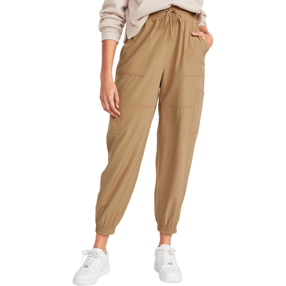 Old Navy Extra High Waisted Stretch Tech Loose Cargo Joggers