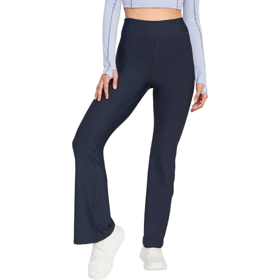 Old Navy Powersoft Extra High Rise Flare Pants - Image 2 of 4
